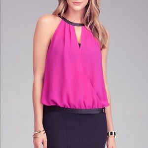 Circle Neck Wrap Top Bebe